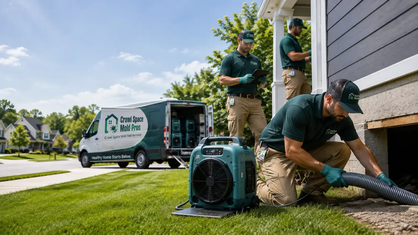 Crawl Space Mold Removal in Greenwood, NY
